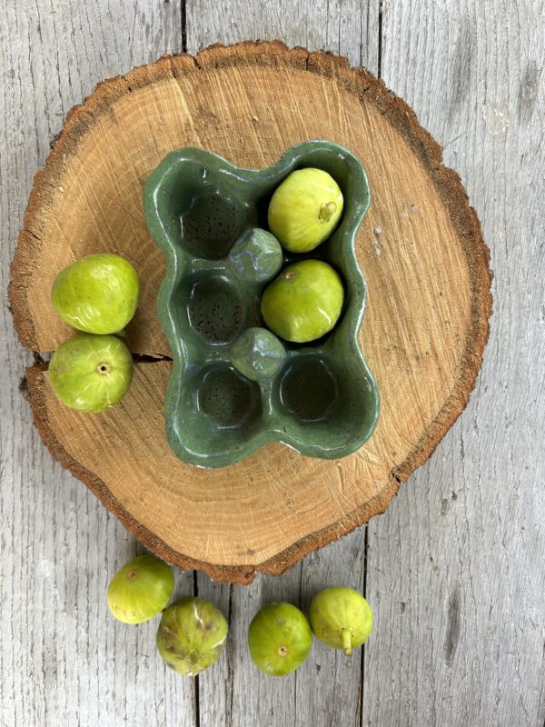 Boîte à Œufs en Grès - Artisanat Céramique