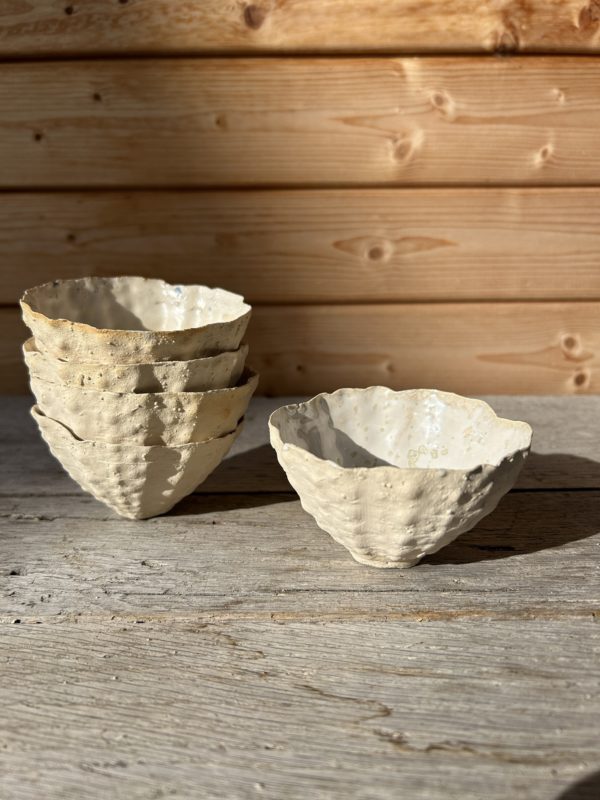 Bol oursin en grès artisanal