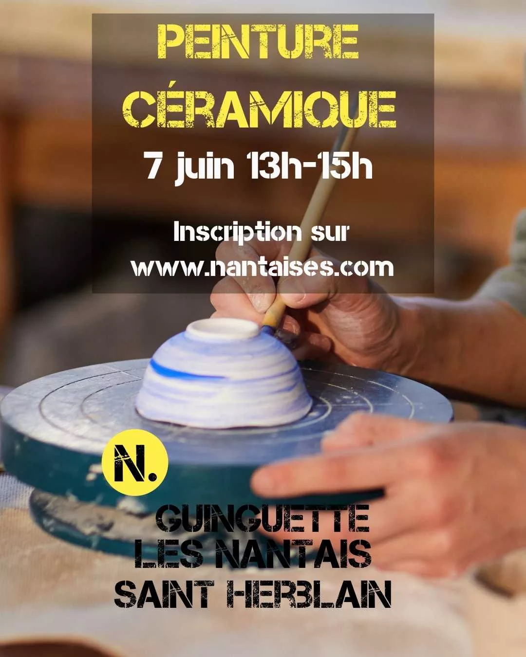 Peinture sur céramique les nantais