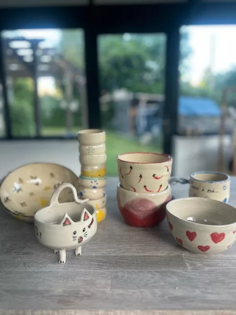 Peinture sur céramique Nantes – Atelier à la guinguette avec Gwen