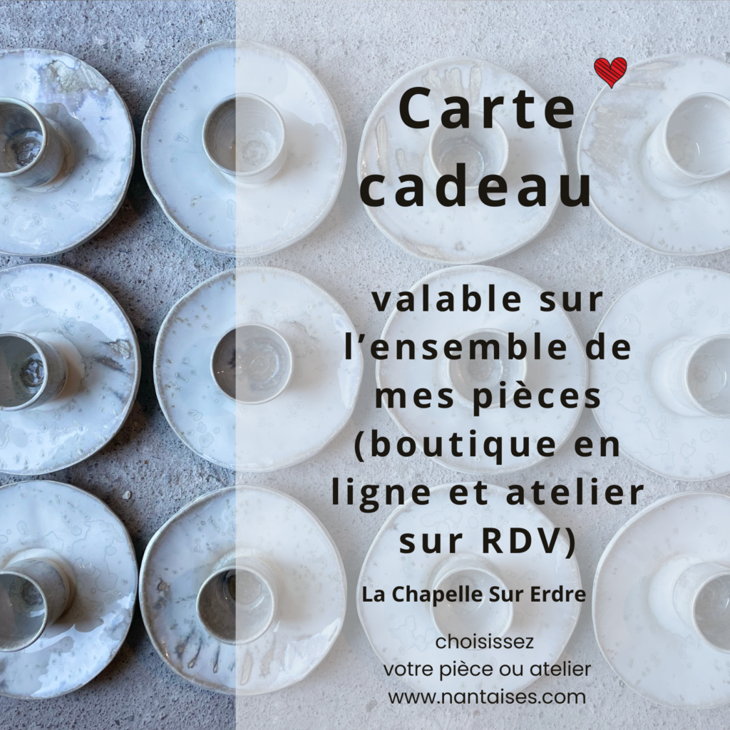 carte cadeau céramique